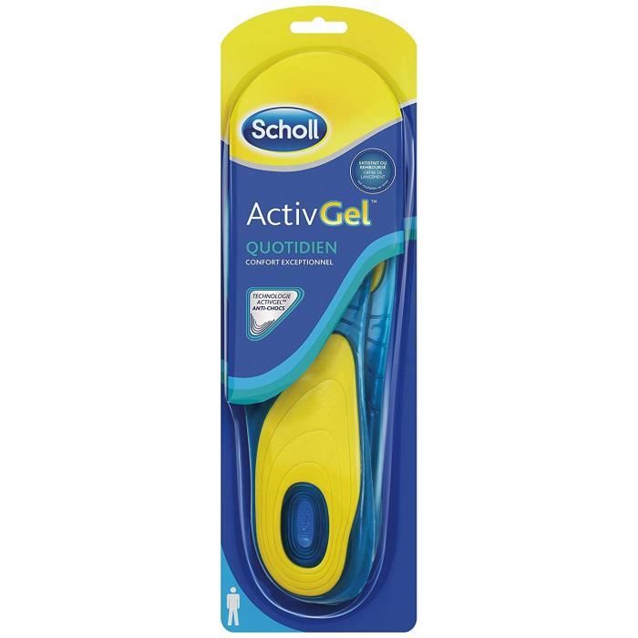 SCHOLL Semelles Gel Soft Confort Quotidien Homme