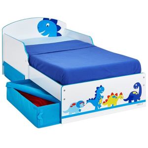 DINOSAURES Lit Enfant en bois avec tiroir de rangement 70 * 140 cm HelloHome - Worlds Apart