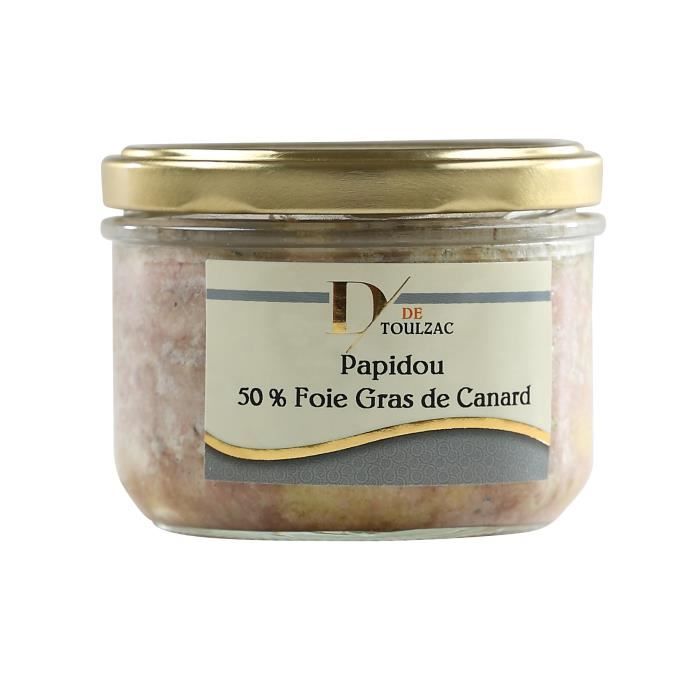 D DE TOULZAC Véritable Pâté et Foie Gras 180g
