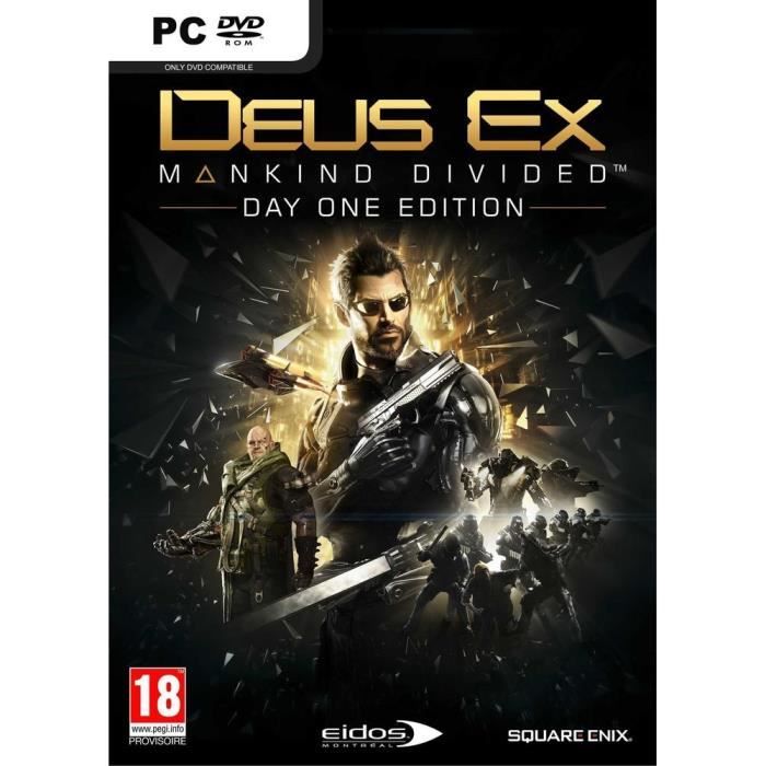 Deus Ex : Mankind Divided Edition Day One Jeu PC