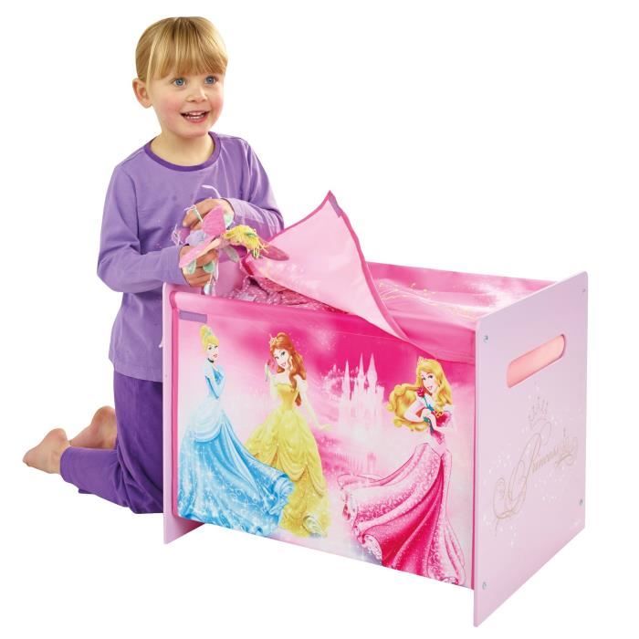DISNEY PRINCESS Coffre à Jouets en bois et tissus - Worlds Apart
