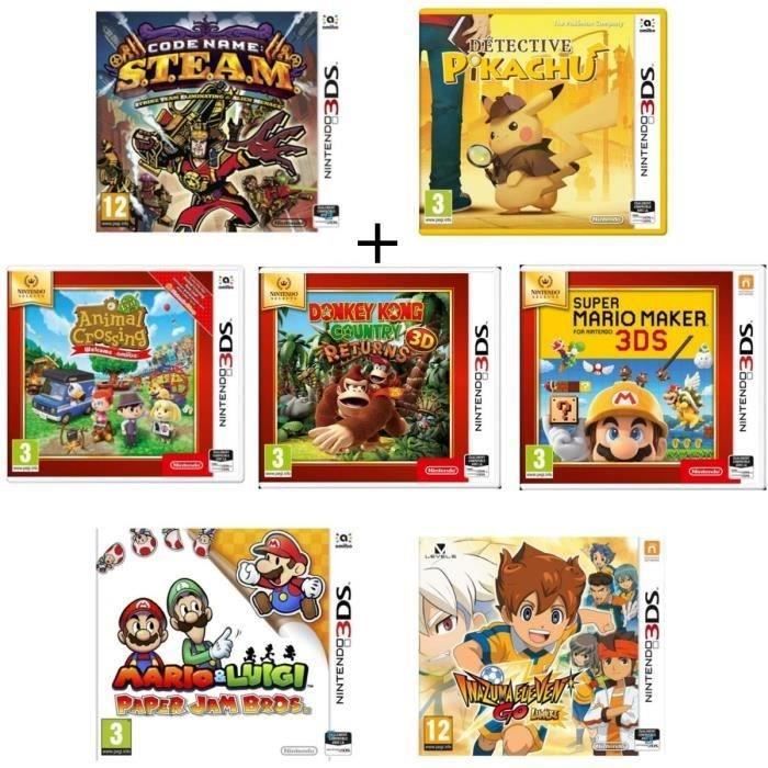 Pack 7 jeux 3DS
