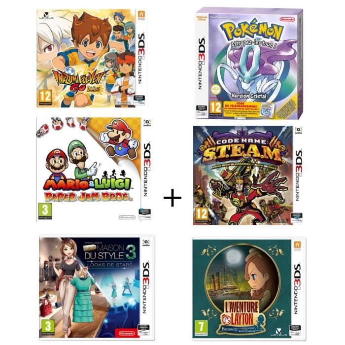 Pack 6 jeux 3DS