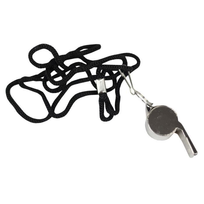 CHRONOSPORT Sifflet Metal + Cordon