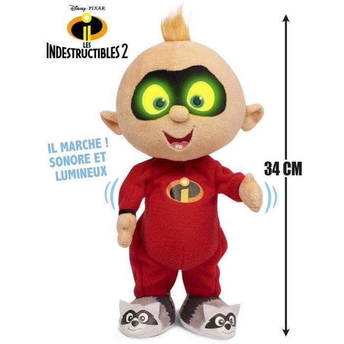 LES INDESTRUCTIBLES 2 Peluche à fonction Jack-Jack Parle et Marche