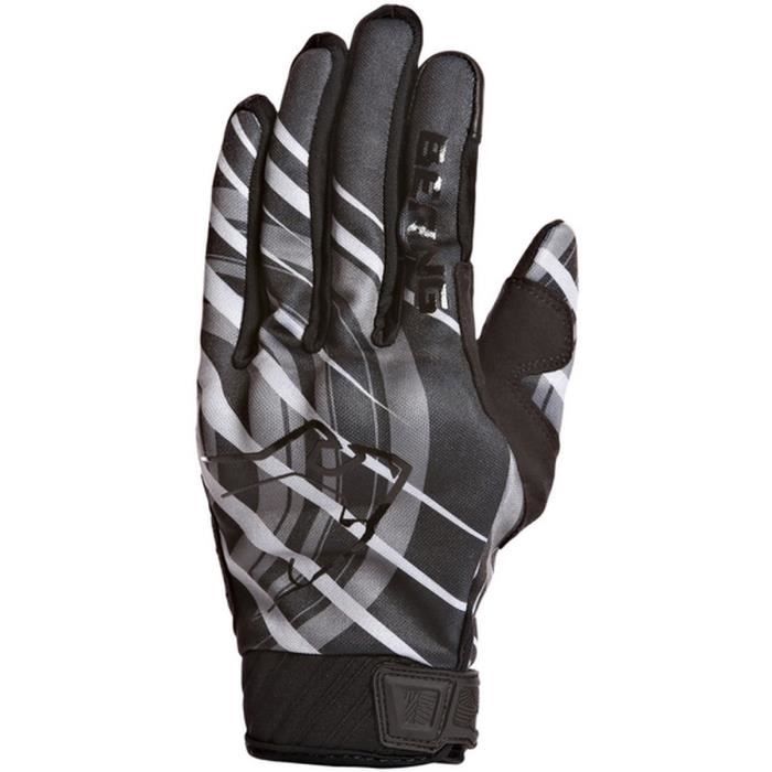 BERING Master Gants Moto Noir et Gris.Homologué EPI (loi du 20/11/2016)