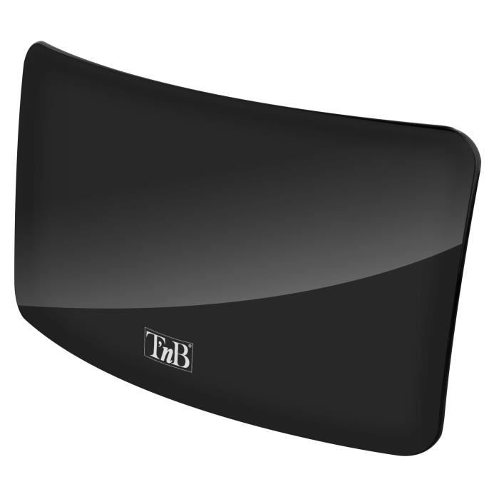 TNB ANINCURVE45 Antenne d'intérieur 45 db avec amplificateur intégré Noire