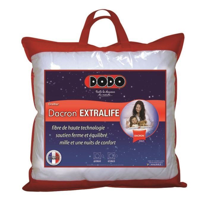 Oreiller DODO EXTRALIFE 65x65cm