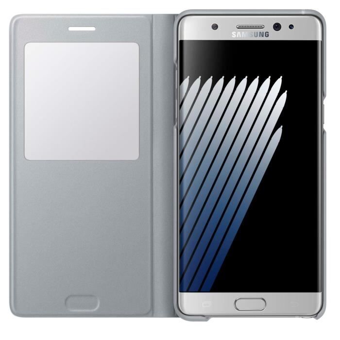 SAMSUNG S View Cover Stand Note 7 Argent