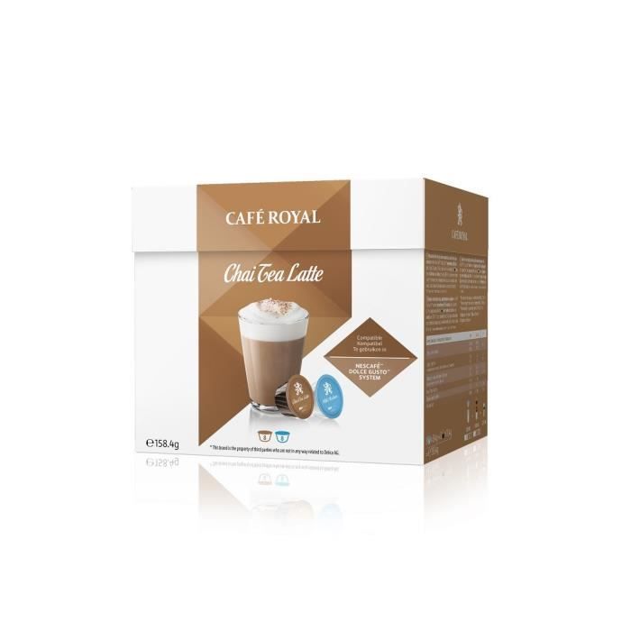 Café royal dolce gusto chai tea latte Capsules compatibles Système Dolce Gusto ®