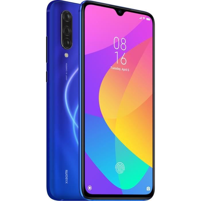 XIAOMI Mi 9 Lite Bleu 64 Go + Mi Band 3 Noir offert