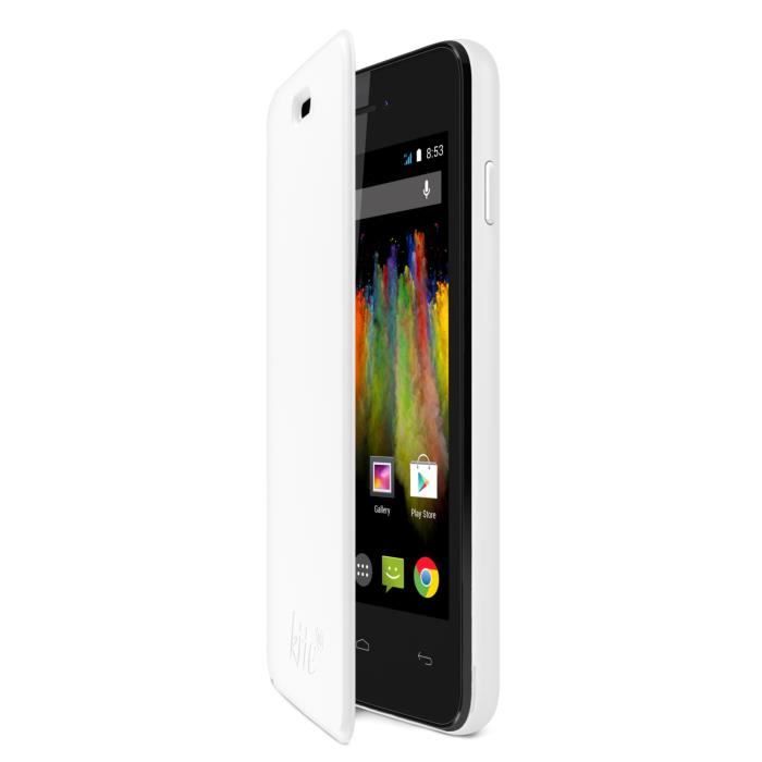 Wiko Folio Back cover Kite Blanc