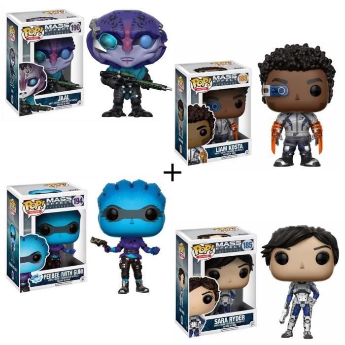 Pack de 4 Pop! Mass Effect Andromeda