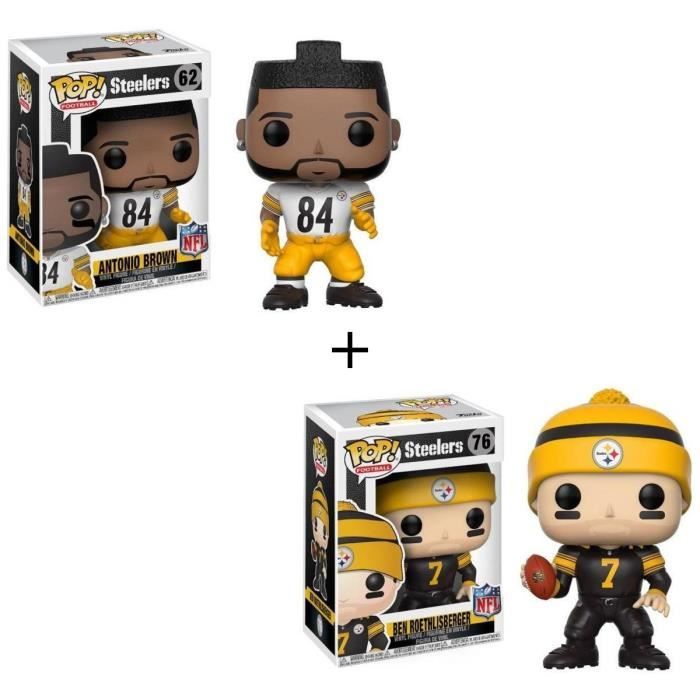 Pack de 2 Pop! NFL : Steelers