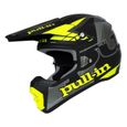 PULL IN Casque Cross Race Noir et Jaune