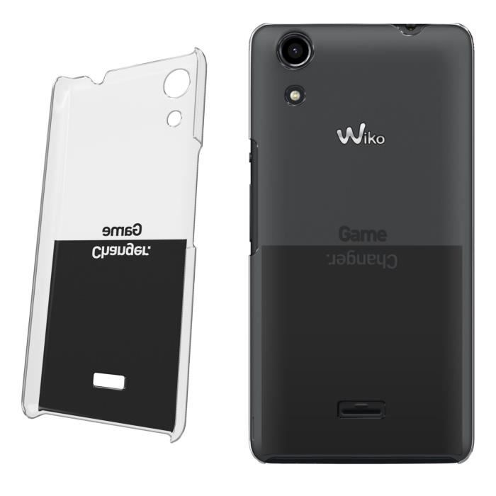 Wiko coque Game Changer Rainbow Lite - Noir