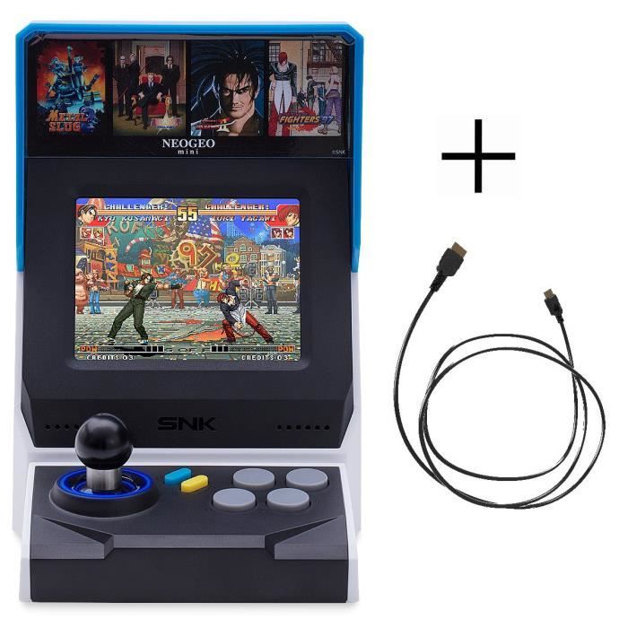 Console Neo Geo Mini + mini câble HDMI
