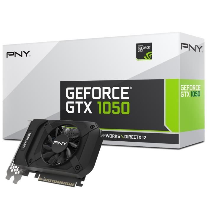 PNY Carte graphique GeForce® GTX 1050 2Go GDDR5