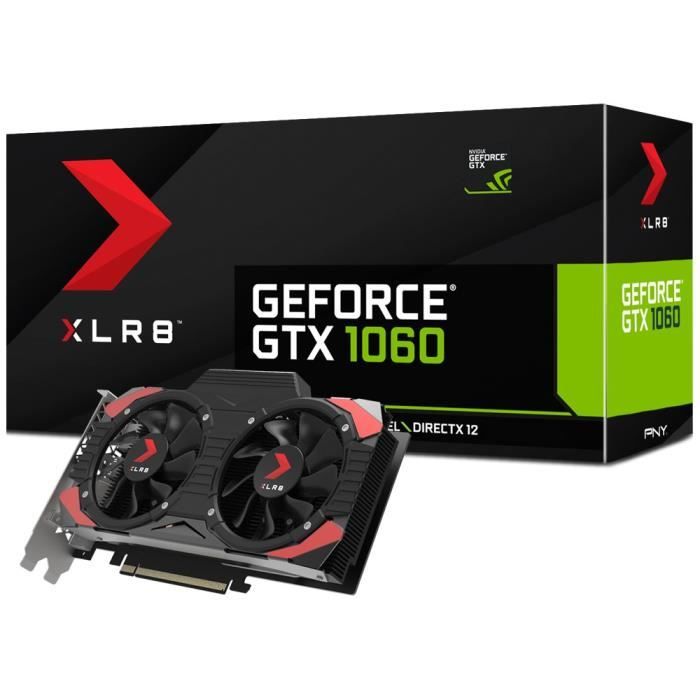 PNY Carte graphique GeForce® GTX 1060 XLR8 OC GAMING 6Go GDDR5
