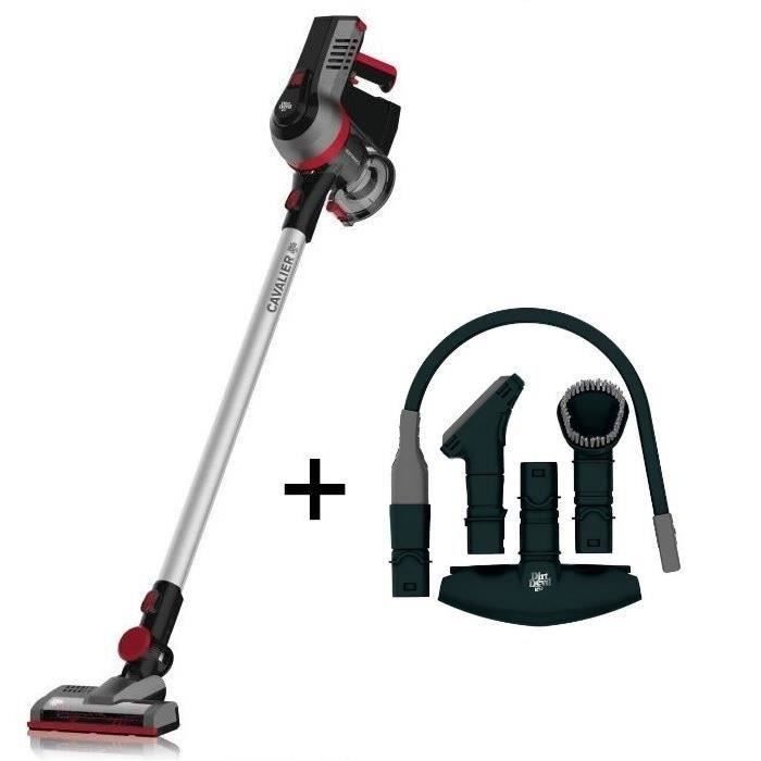 DIRT DEVIL DD698-1 Cavalier Aspirateur balai et à main Lithium - 21,6V - 600 ml + Kit accessoires