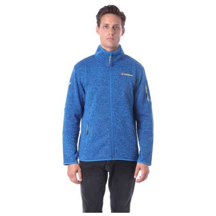 NORTHLAND Veste polaire maille chinée Homme Fever - Bleu