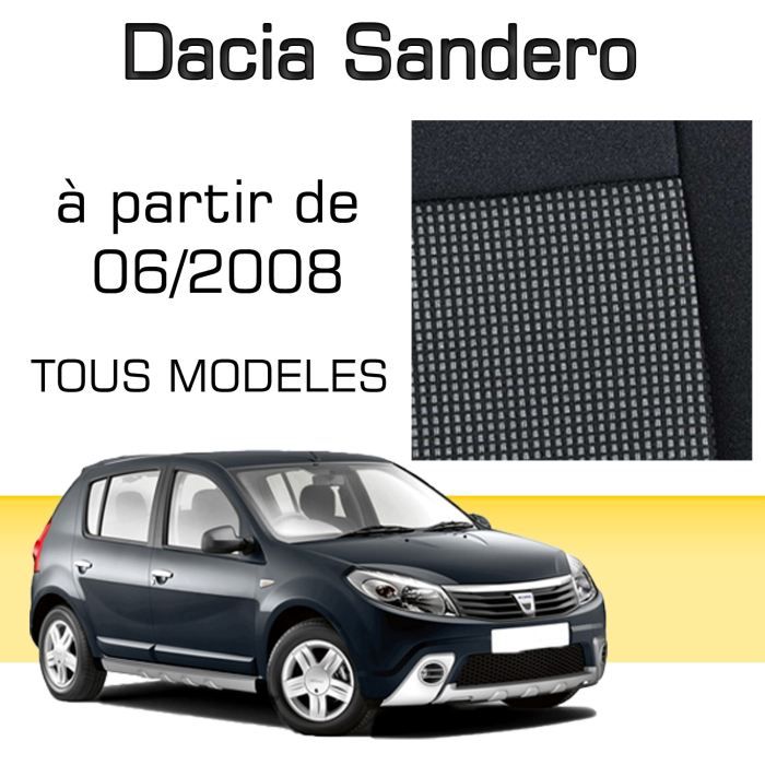 Housse sur mesure Sandero à partir de 06/2008
