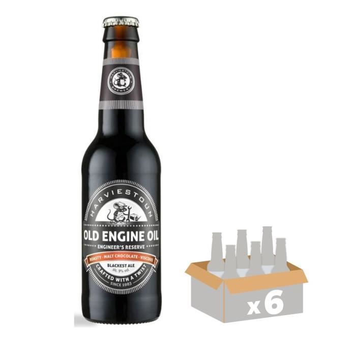 HARVIESTOUN OLD ENGINE OIL ENGINEERS RESERVE Bière Brune 0,33 L x 6