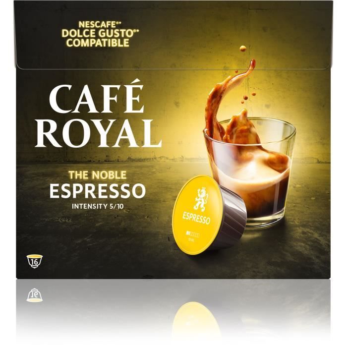 Café royal dolce gusto Espresso Capsules compatibles Système Dolce Gusto ®