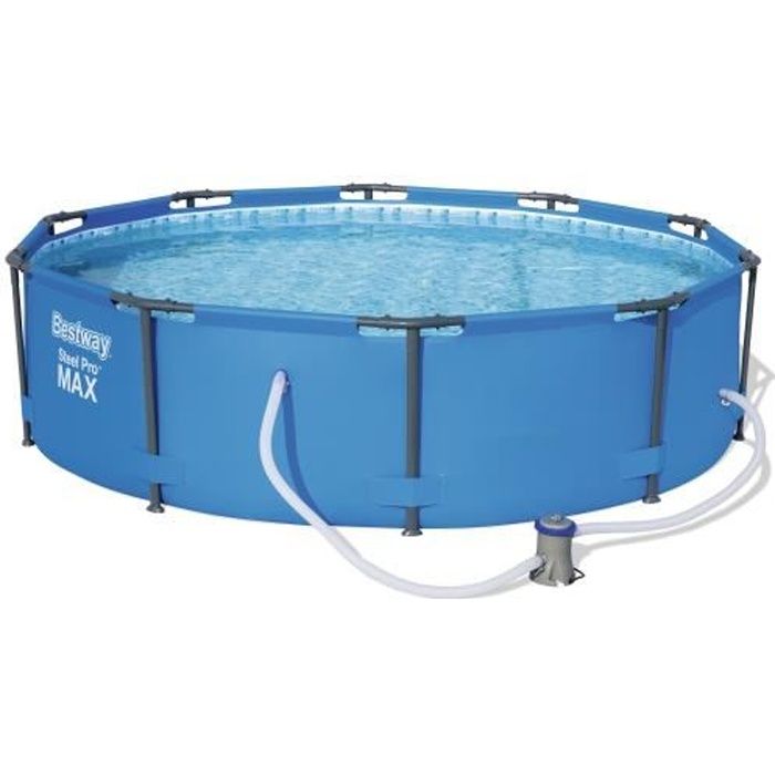 BESTWAY Piscine ronde autoportante Ø3,05 x H0,76m
