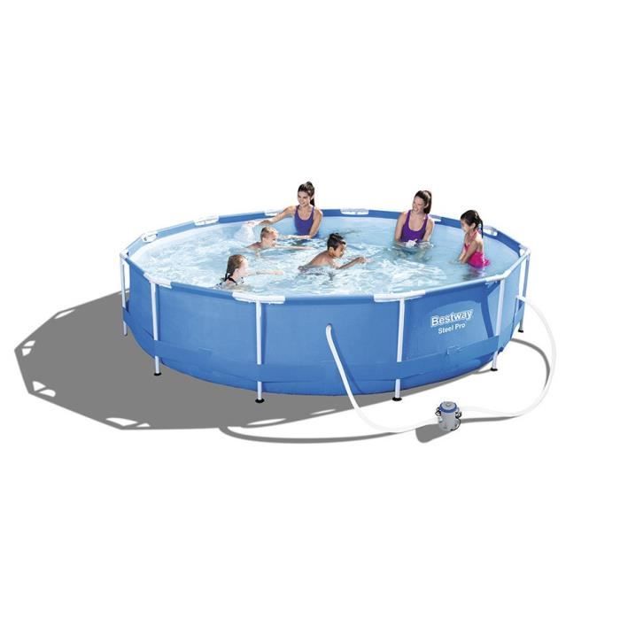 BESTWAY Piscine ronde tubulaire Ø3,66 x H0,76m