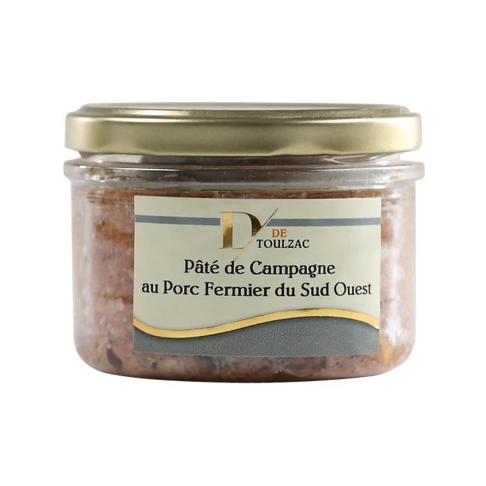 D DE TOULZAC Véritable Pâté à Base de Viande 180g