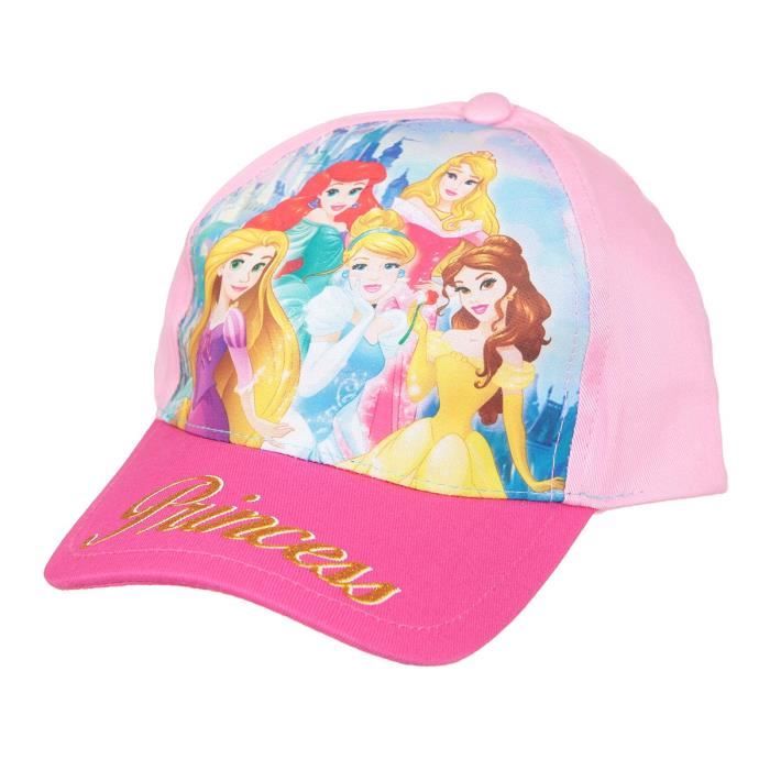 PRINCESSES Casquette Bleu et Rose Enfant Fille