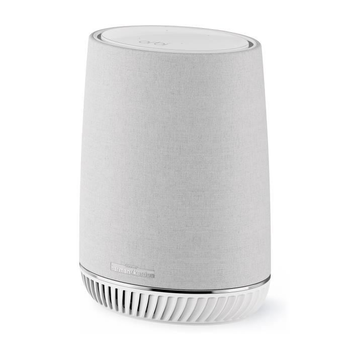 NETGEAR ORBI Système Wifi Mesh amplificateur intégrant assistant Alexa Echo et enceinte connectée Harman Kardon RBS40V Jusqu'à 125m²
