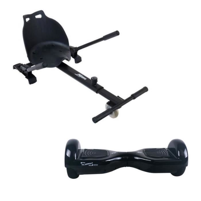 IWATMOTION Kit kart iWatKart noir + TAAGWAY Hoverboard électrique 6,5\