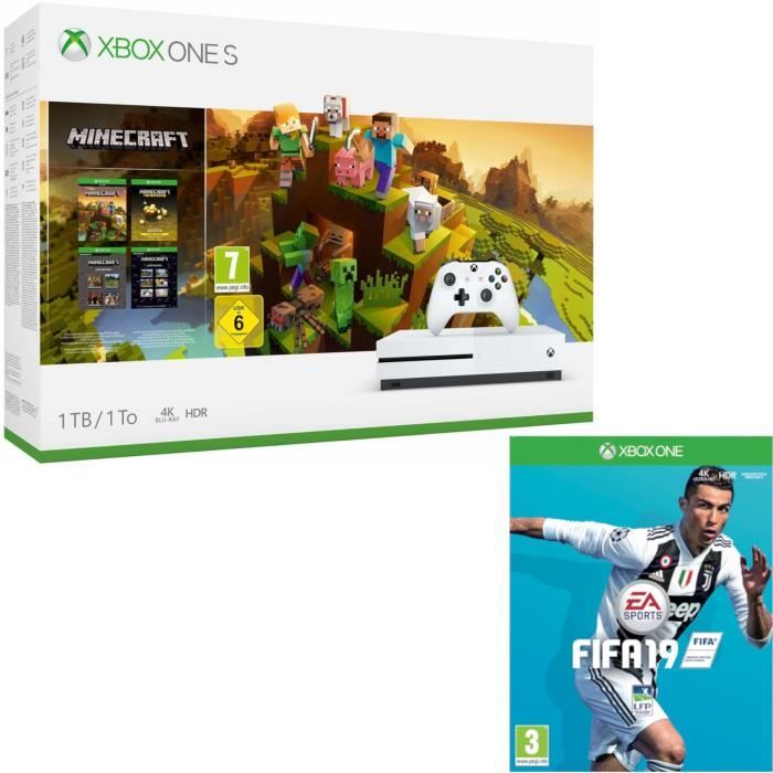 Xbox One S 1 To Minecraft Creators + Fifa 19
