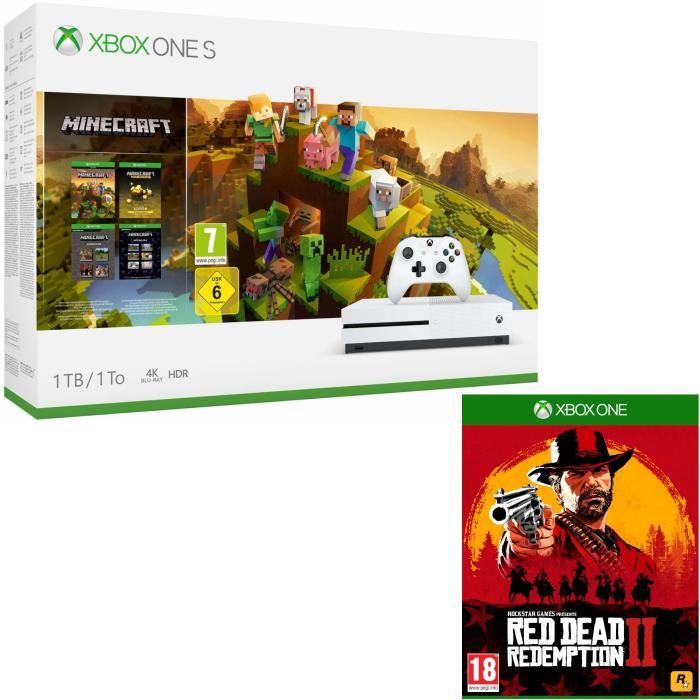 Xbox One S 1 To Minecraft Creators + Red Dead Redemption 2