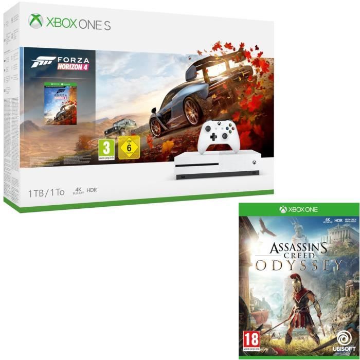 Xbox One S 1 To Forza Horizon 4 + Assassin's Creed Odyssey