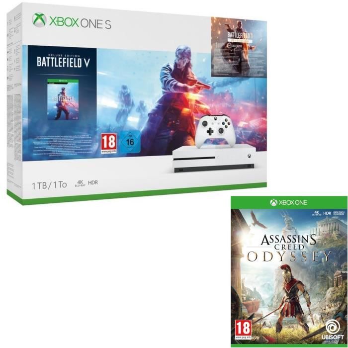 Xbox One S 1 To Battlefield V + Assassin's Creed Odyssey