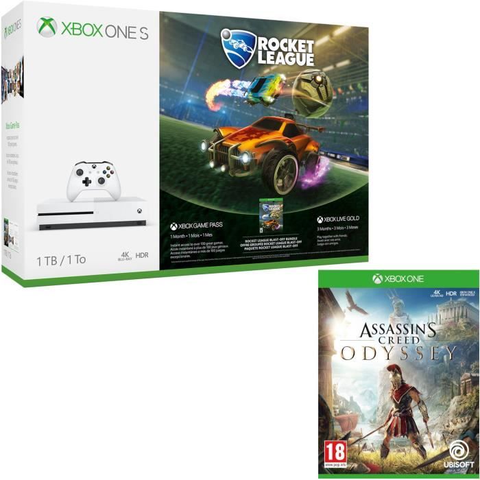Xbox One S 1 To Rocket League + Assassin's Creed Odyssey