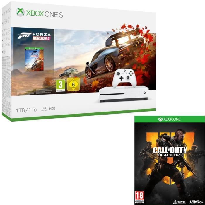 Xbox One S 1 To Forza Horizon 4 + Call of Duty Black Ops 4