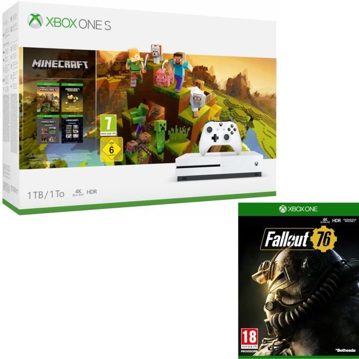 Xbox One S 1 To Minecraft Creators + Fallout 76