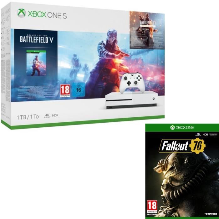 Xbox One S 1 To Battlefield V + Fallout 76