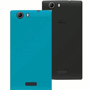 Wiko Lot de 2 Coques Noir et Bleen pour Ridge 4G