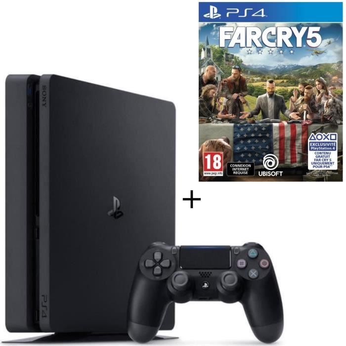 Pack PS4 500 Go + Far Cry 5 Jeu PS4