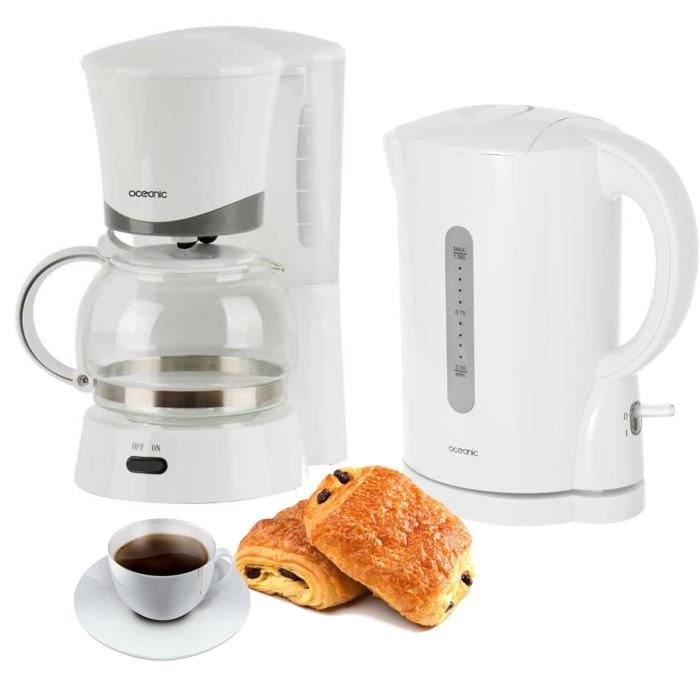 Pack rentrée Oceanic - Bouilloire + Cafetière 6 tasses