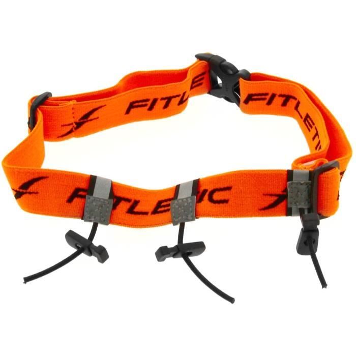 FITLETIC Ceinture porte dossard Fitletic - orange fluo