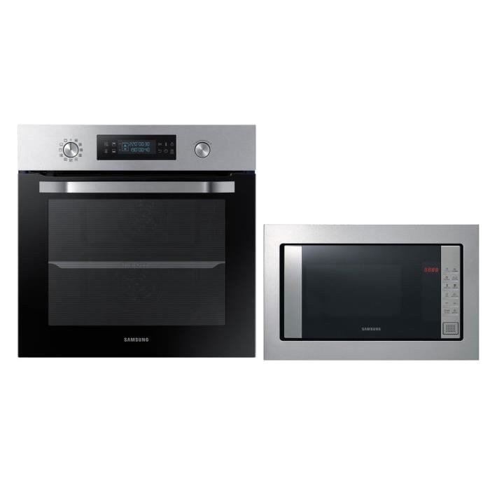 SAMSUNG Four électrique - 66 L + Micro-ondes encastrable - 23 L