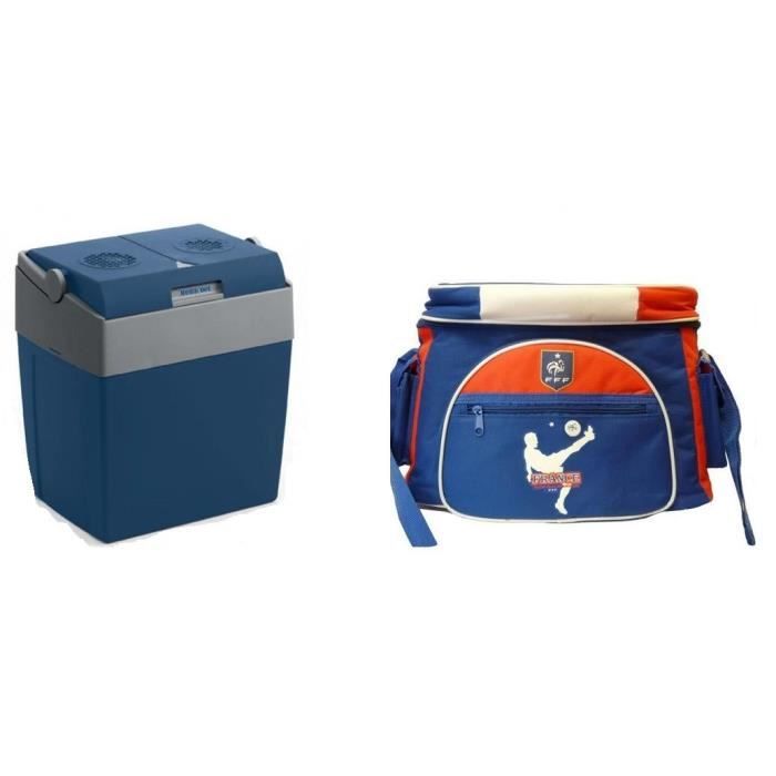 MOBICOOL Glacière Thermoélectrique 29 Litres 12V et 230V + FFF Glacière sac isotherme - 17L