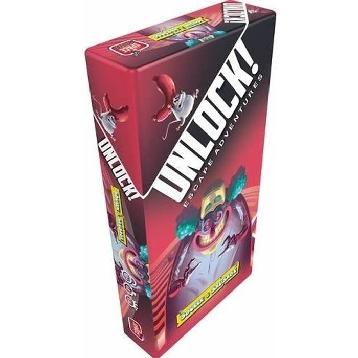 ASMODEE - Unlock ! : Squeek et Sausage - Escape Game - Jeu de Société Coopératif