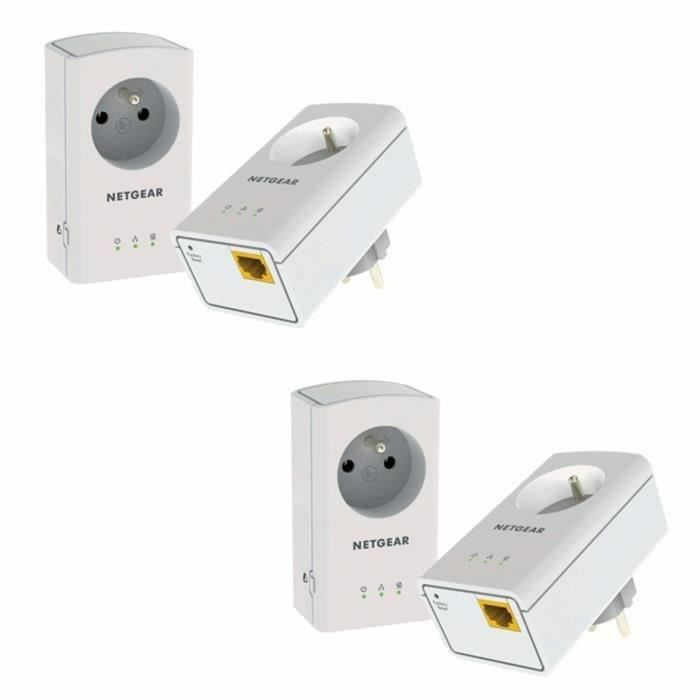 NETGEAR 2 Packs de 2 CPL 500 prise XAVB5421-100FRS